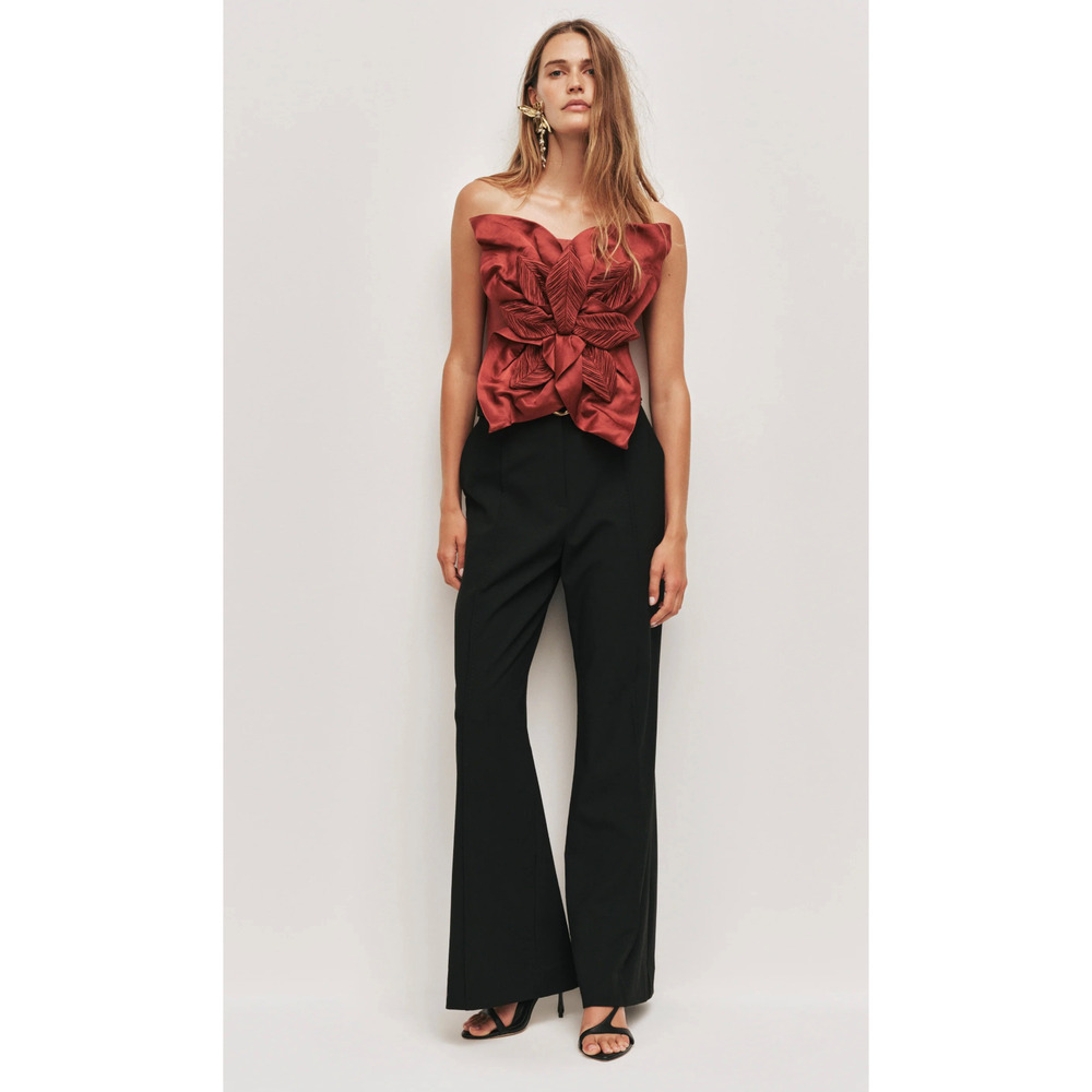 Aje Isla ruffled top US 4 - Picture 2 of 14